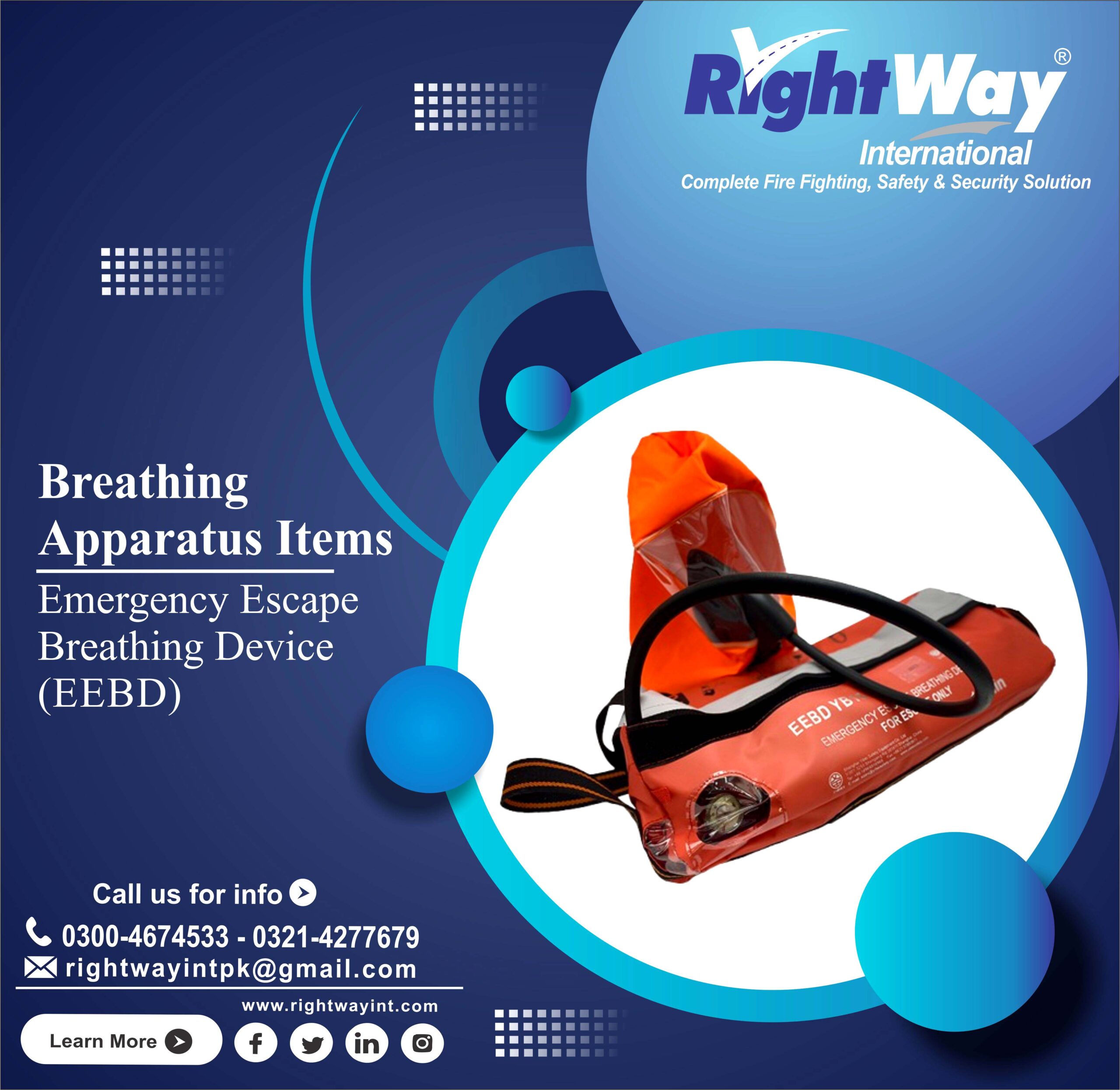 EEBD (Emergency Escape Breathing Device) in Pakistan