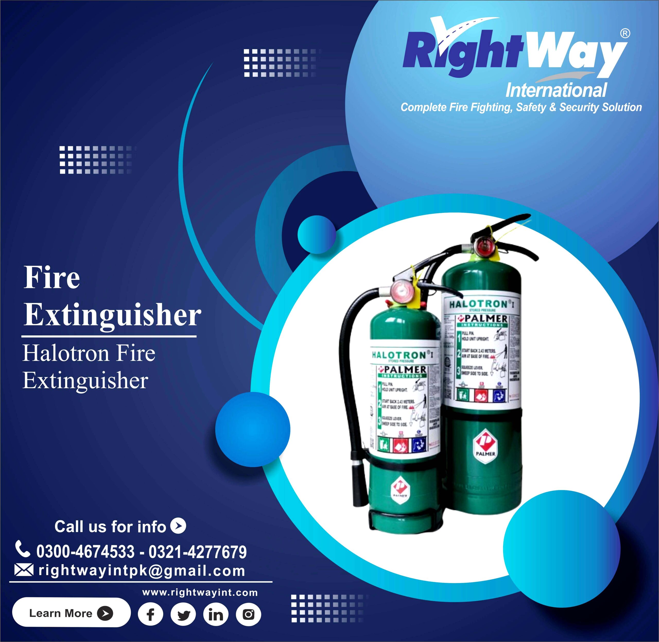 Halotron Fire Extinguisher Pakistan – Price, Uses, Benefits & Suppliers