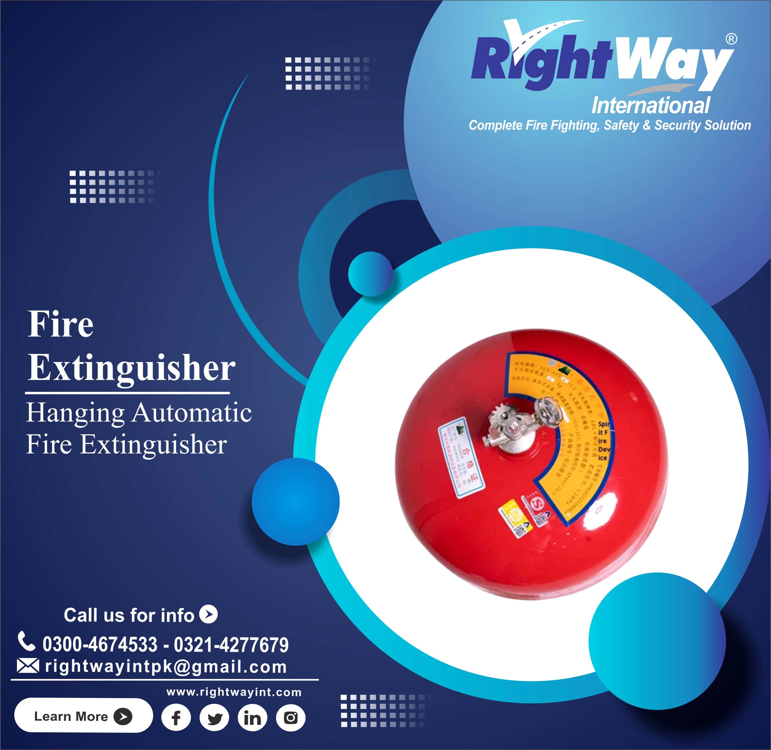 Automatic Fire Extinguisher Pakistan Price Types Uses & Suppliers