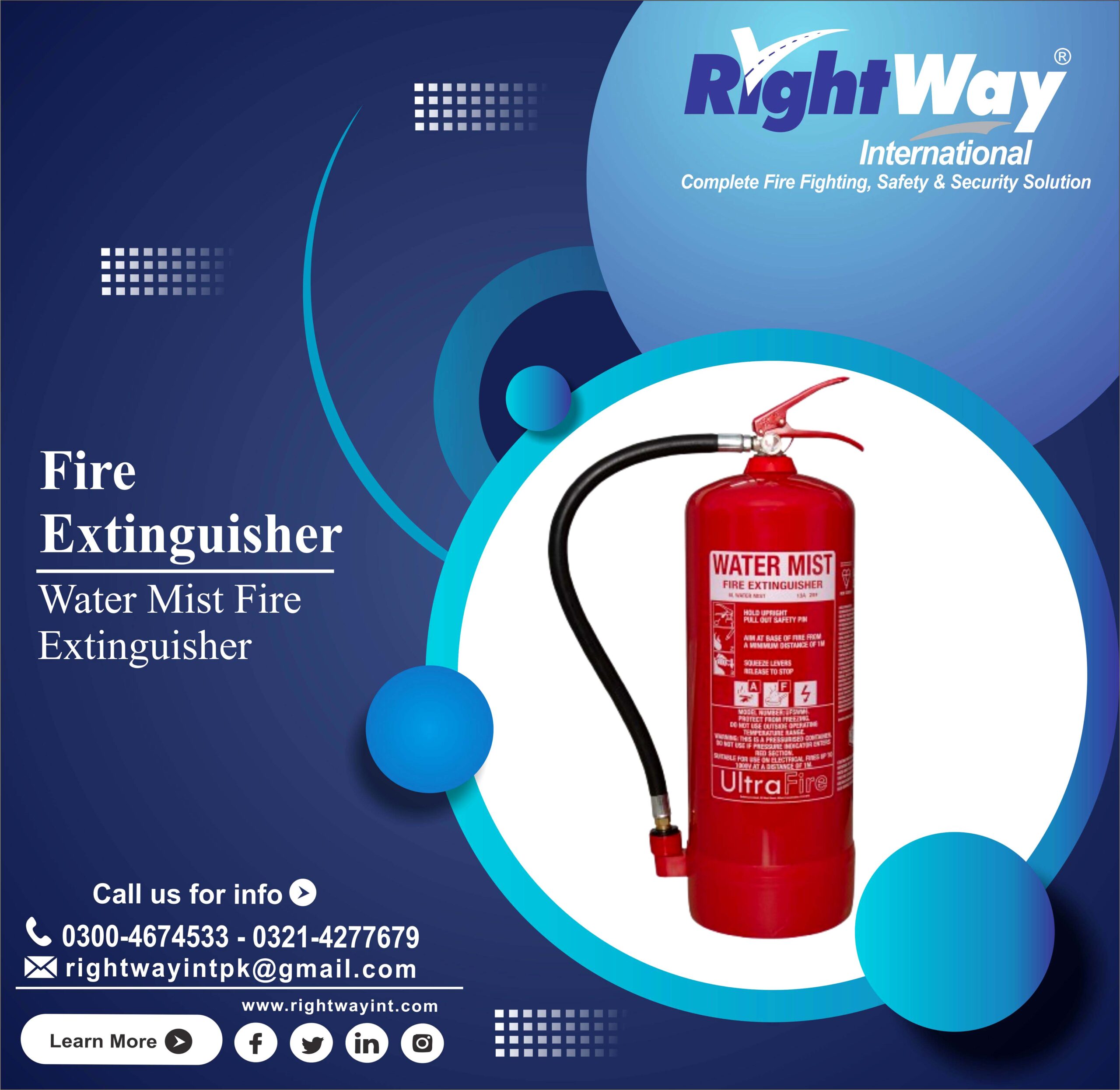 Water Type Fire Extinguisher Pakistan – Price, Uses, Benefits & Suppliers