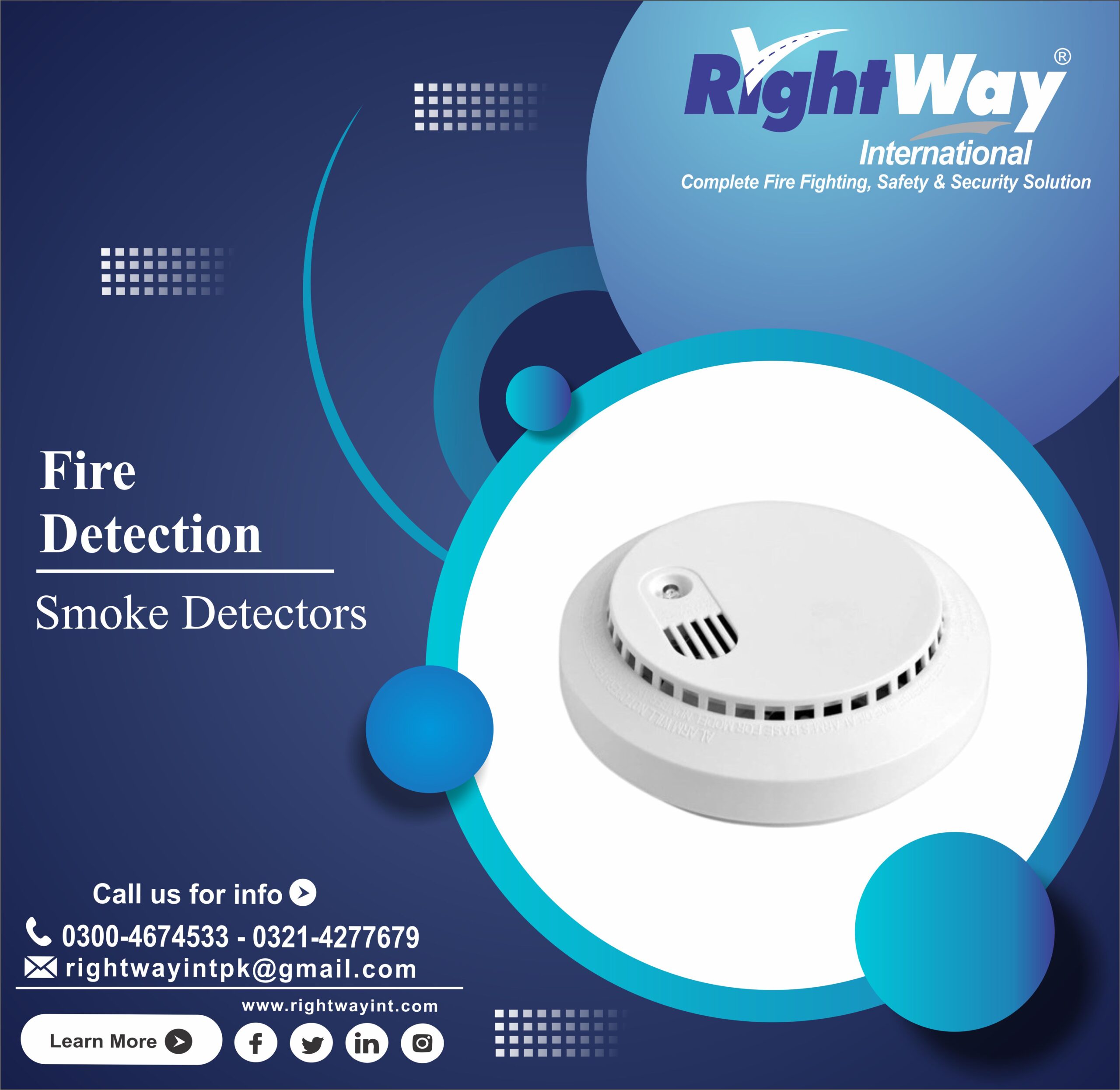 Wireless Smoke Detector in Pakistan Description Features Uses & Specifications