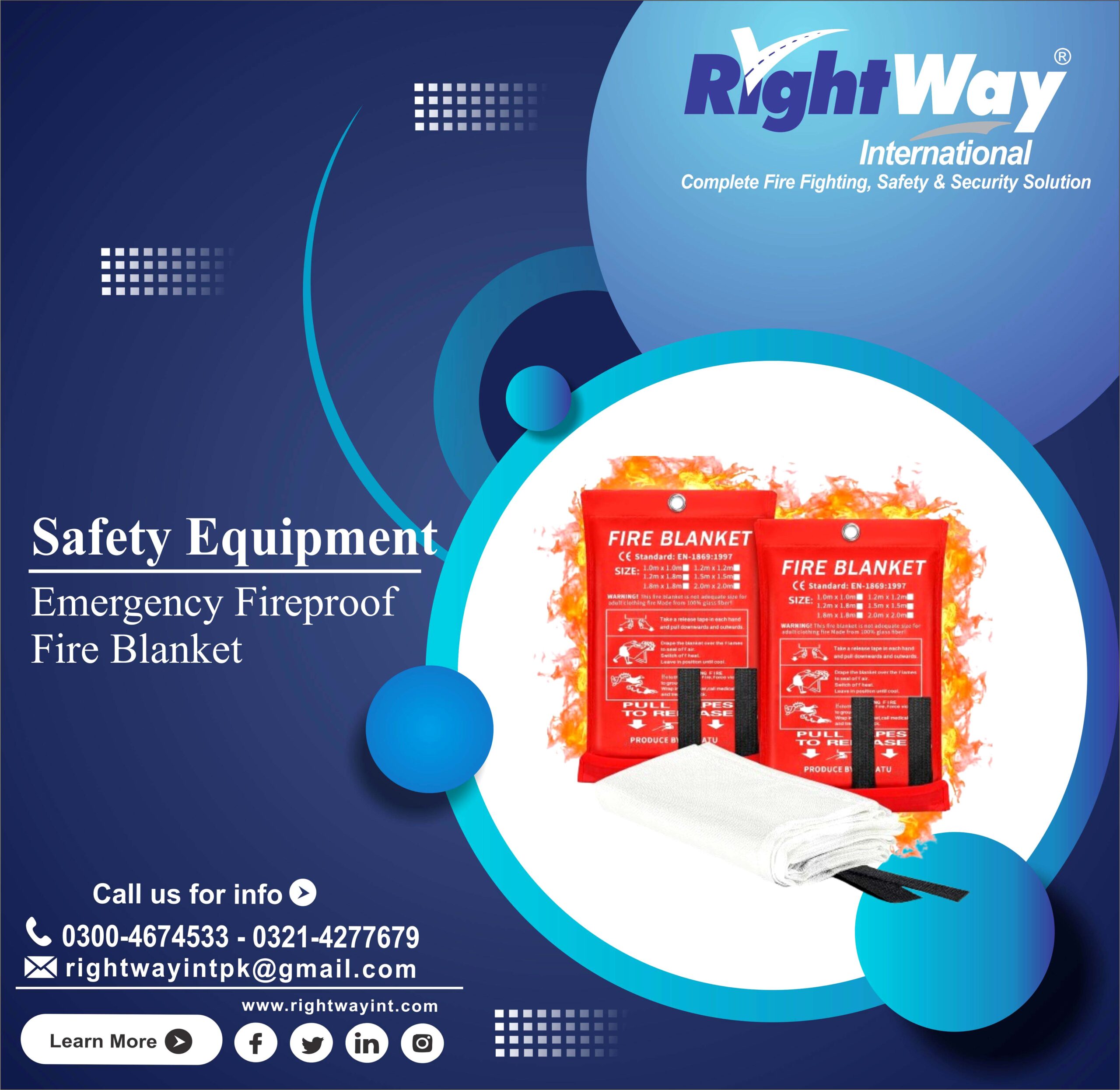 Fire Blanket Types Uses & Price in Pakistan