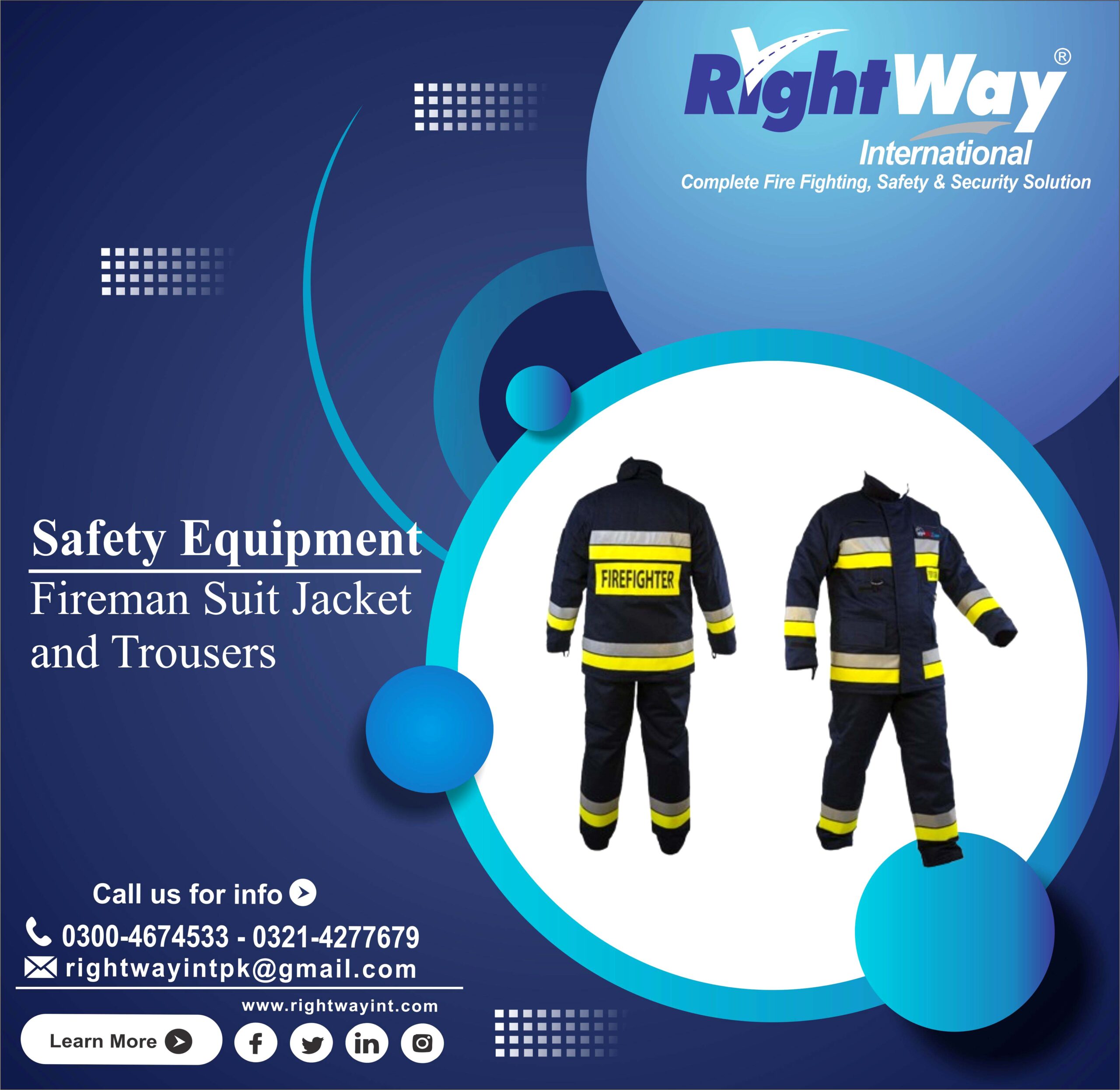 Firefighting Suit Types Uses & Price in Pakistan