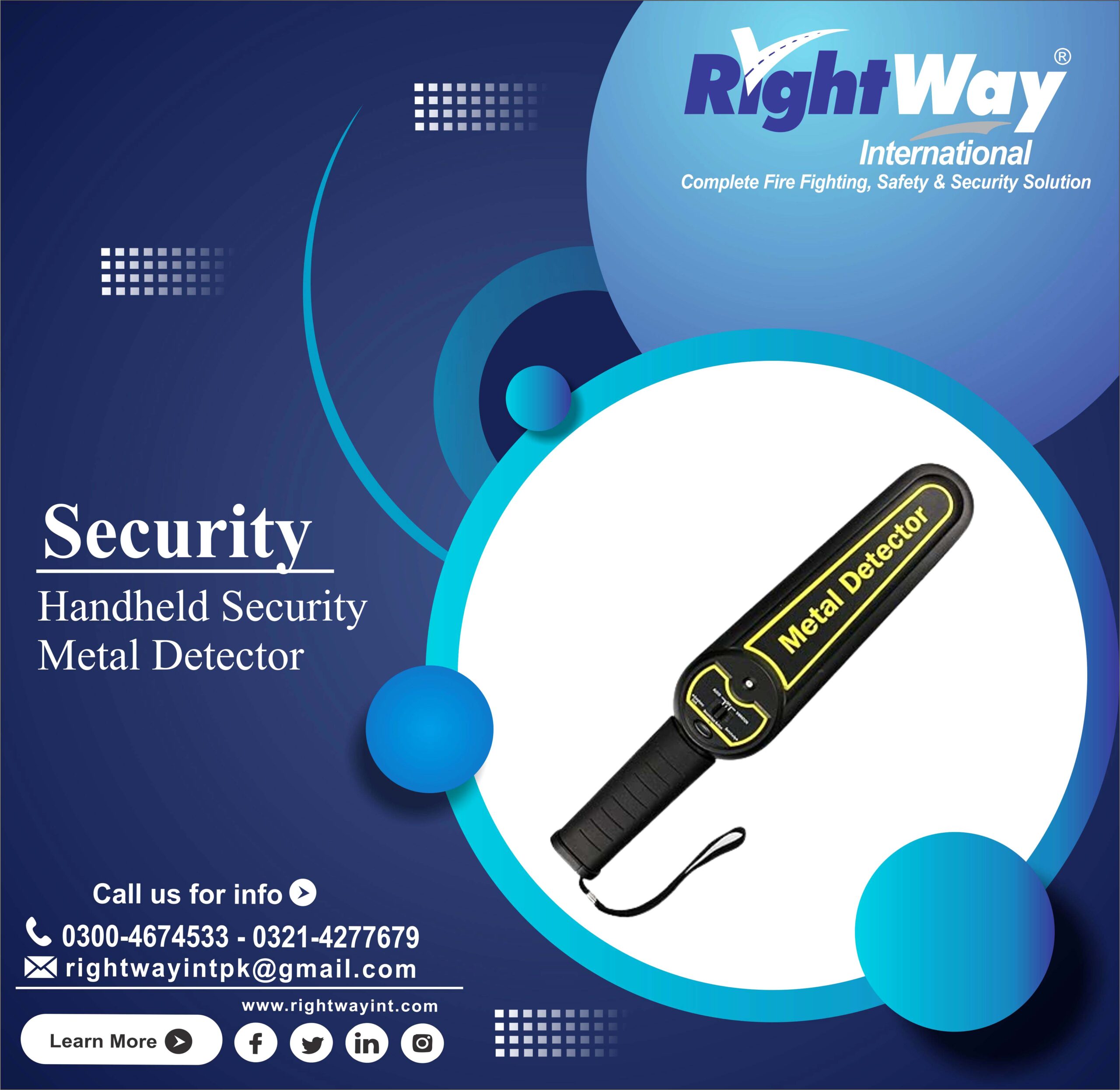 Handheld Security Metal Detector Types Uses & Price in Pakistan