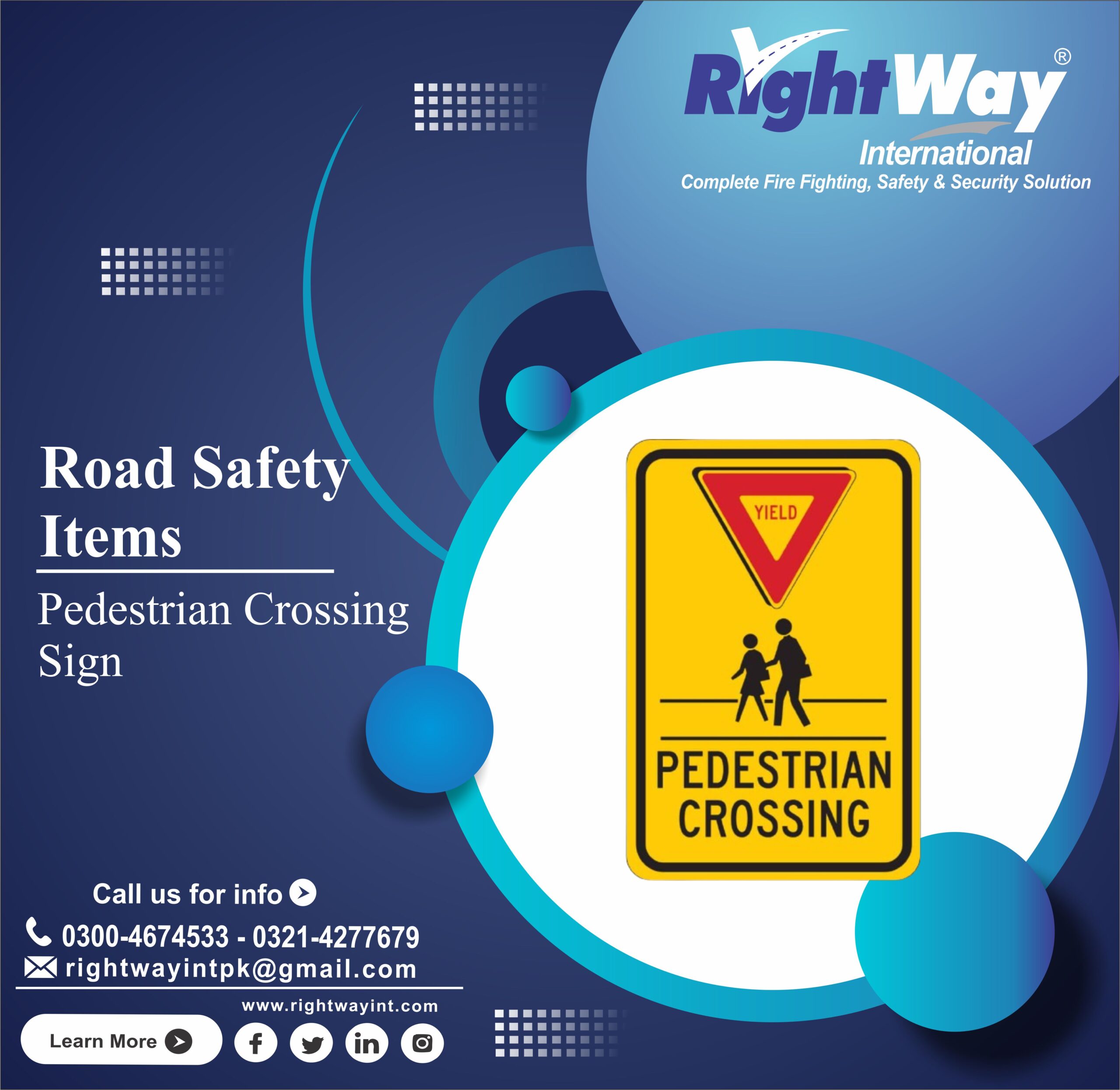 Pedestrian Crossing Sign Types Uses & Price in Pakistan