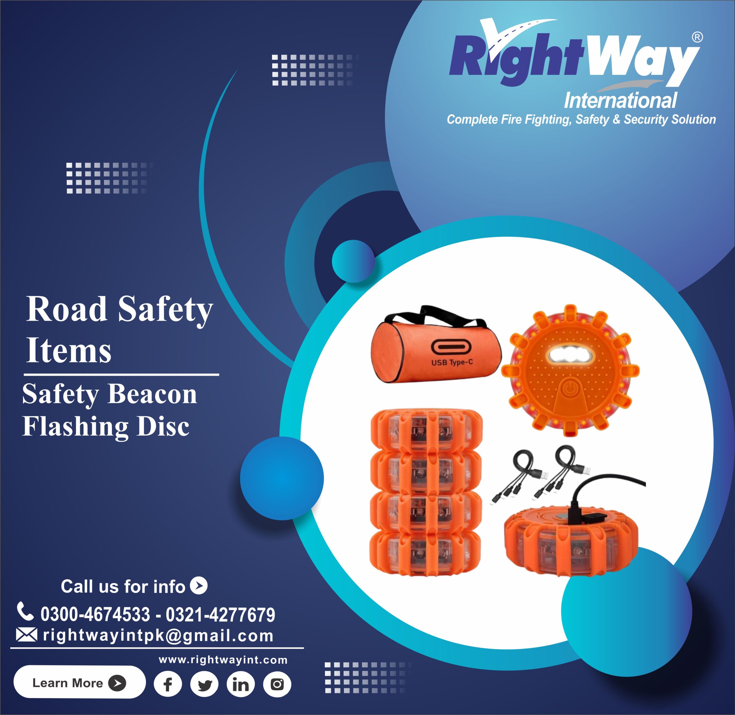 Safety Beacon Flashing Disc Types Uses & Price in Pakistan
