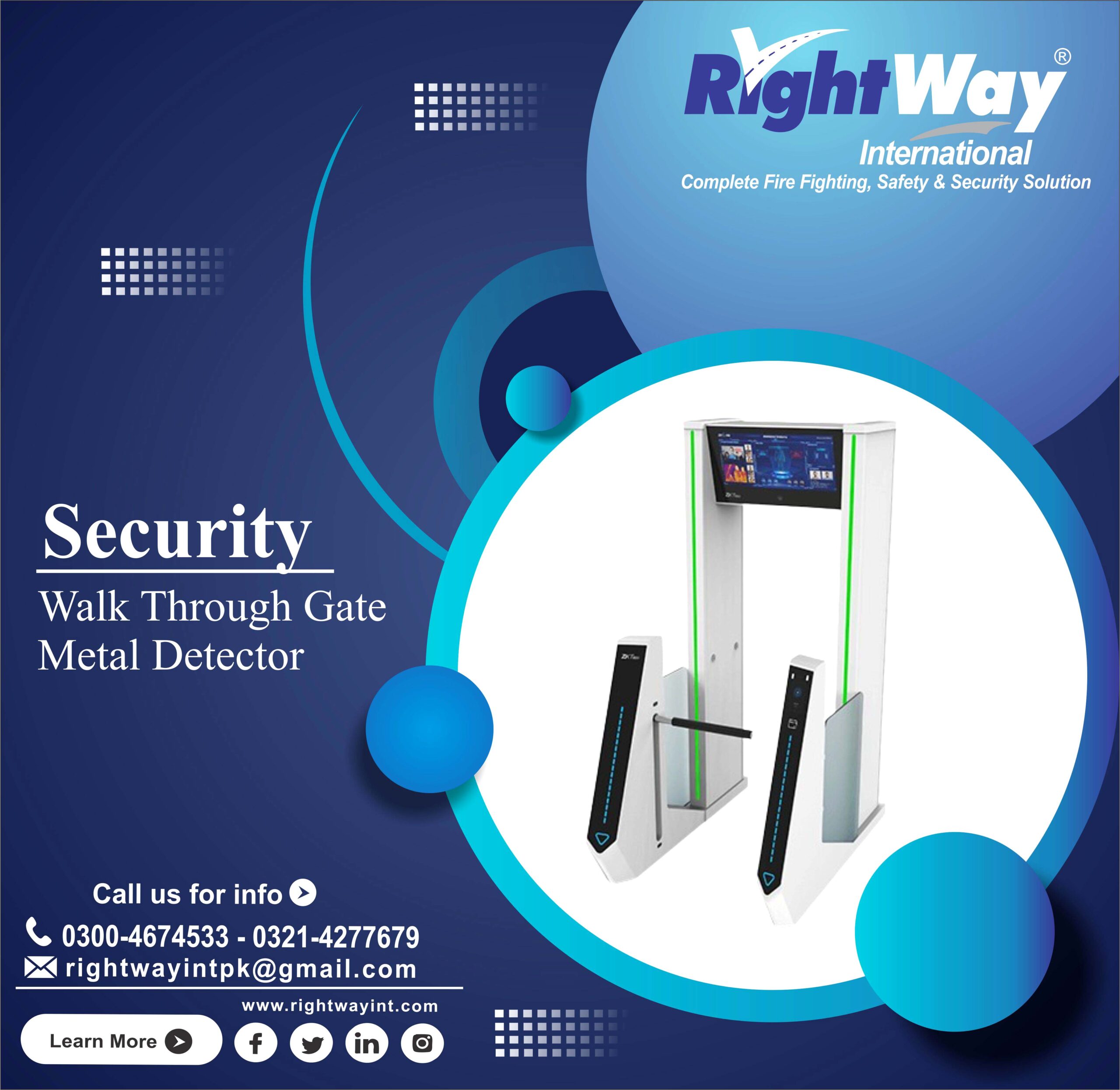 Walkthrough Gate with Metal Detector Types Uses & Price in Pakistan