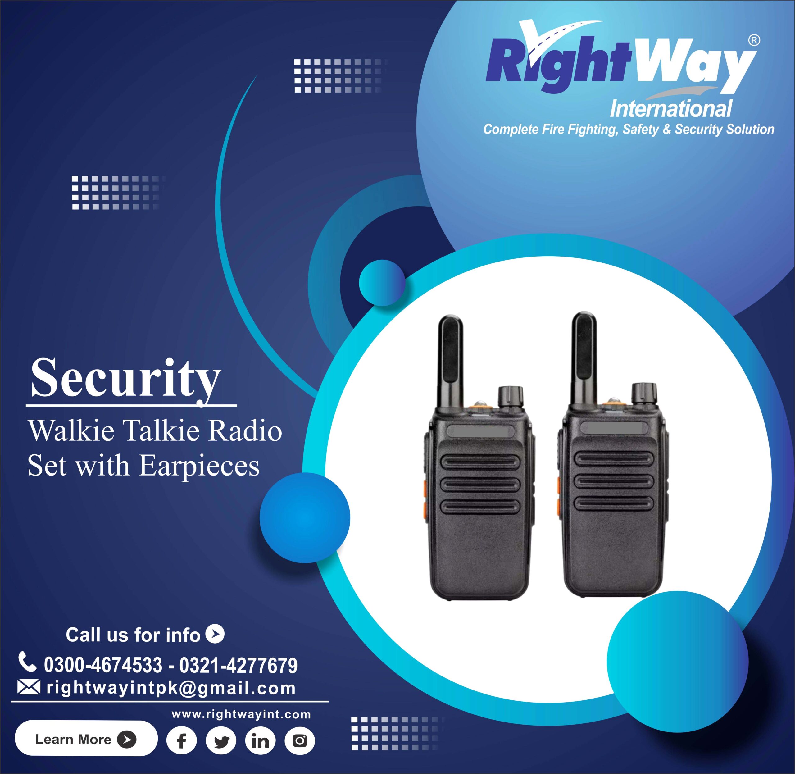 Walkie Talkie Set Types Uses & Price in Pakistan