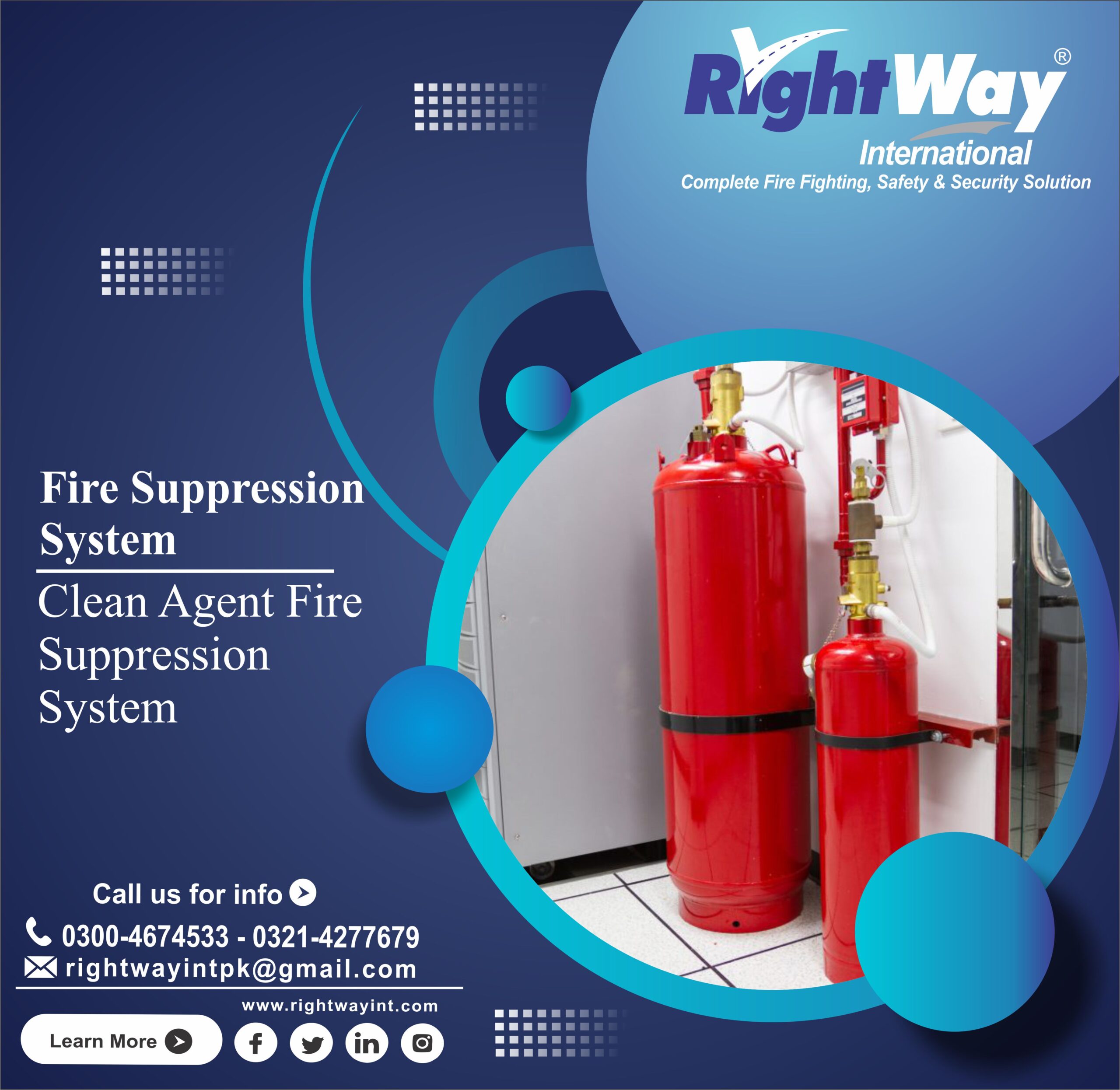 Clean Agent Fire Suppression System in Pakistan