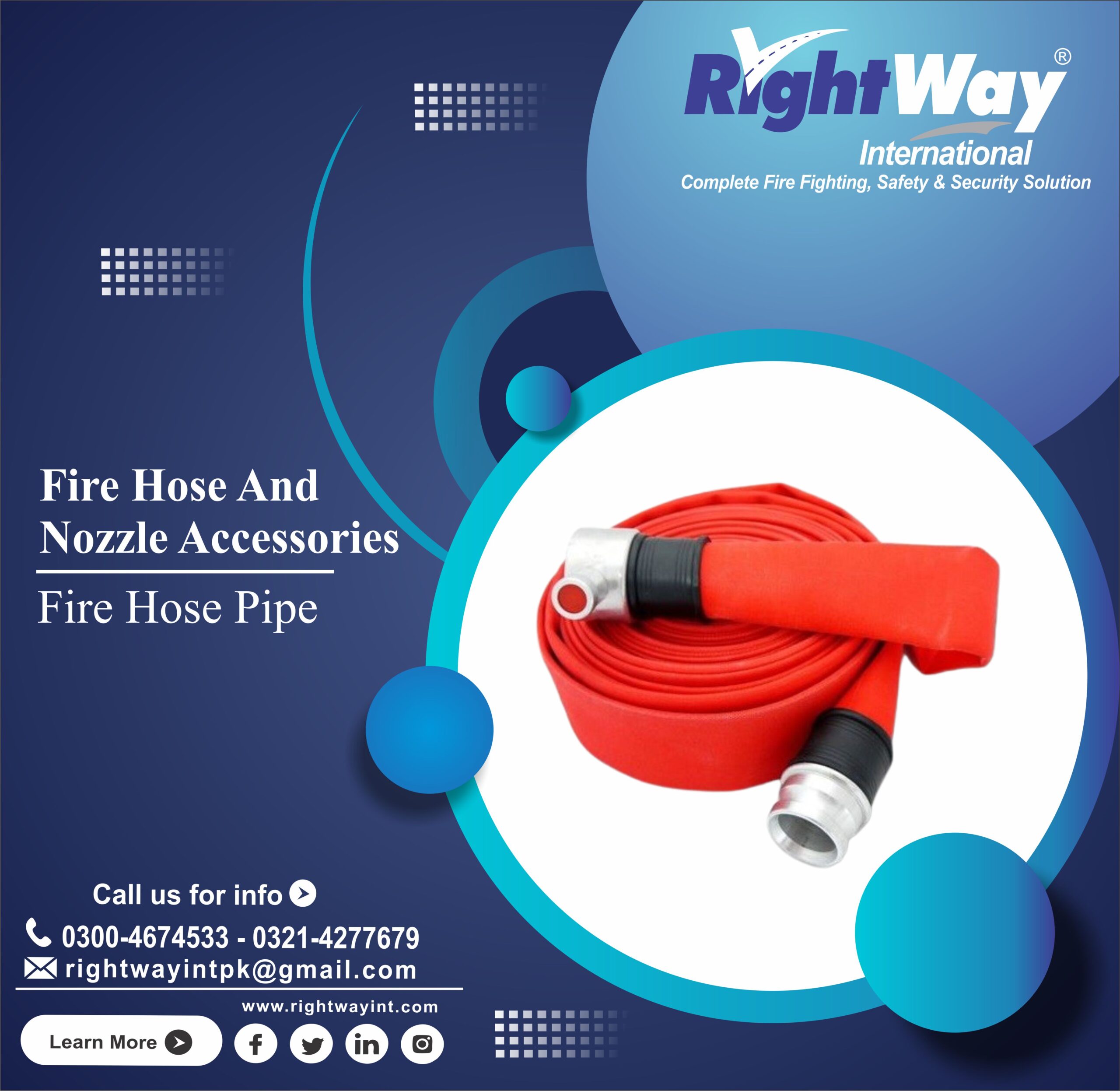 Fire Hose Pipe Types Specifications & Uses in Pakistan