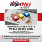 Safety Padlock Key Set