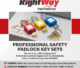 Safety Padlock Key Set