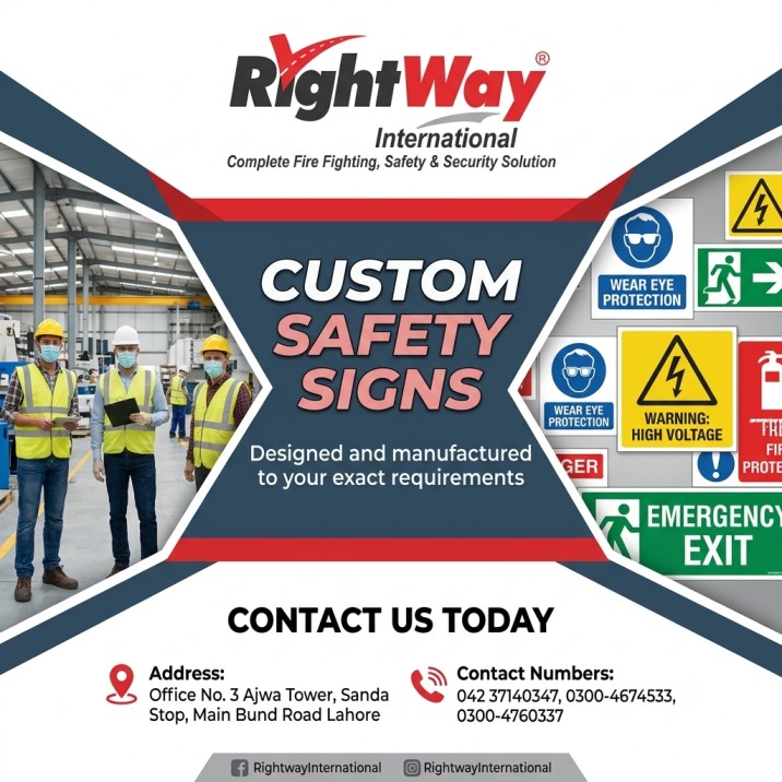 Custom Safety Signs in Pakistan