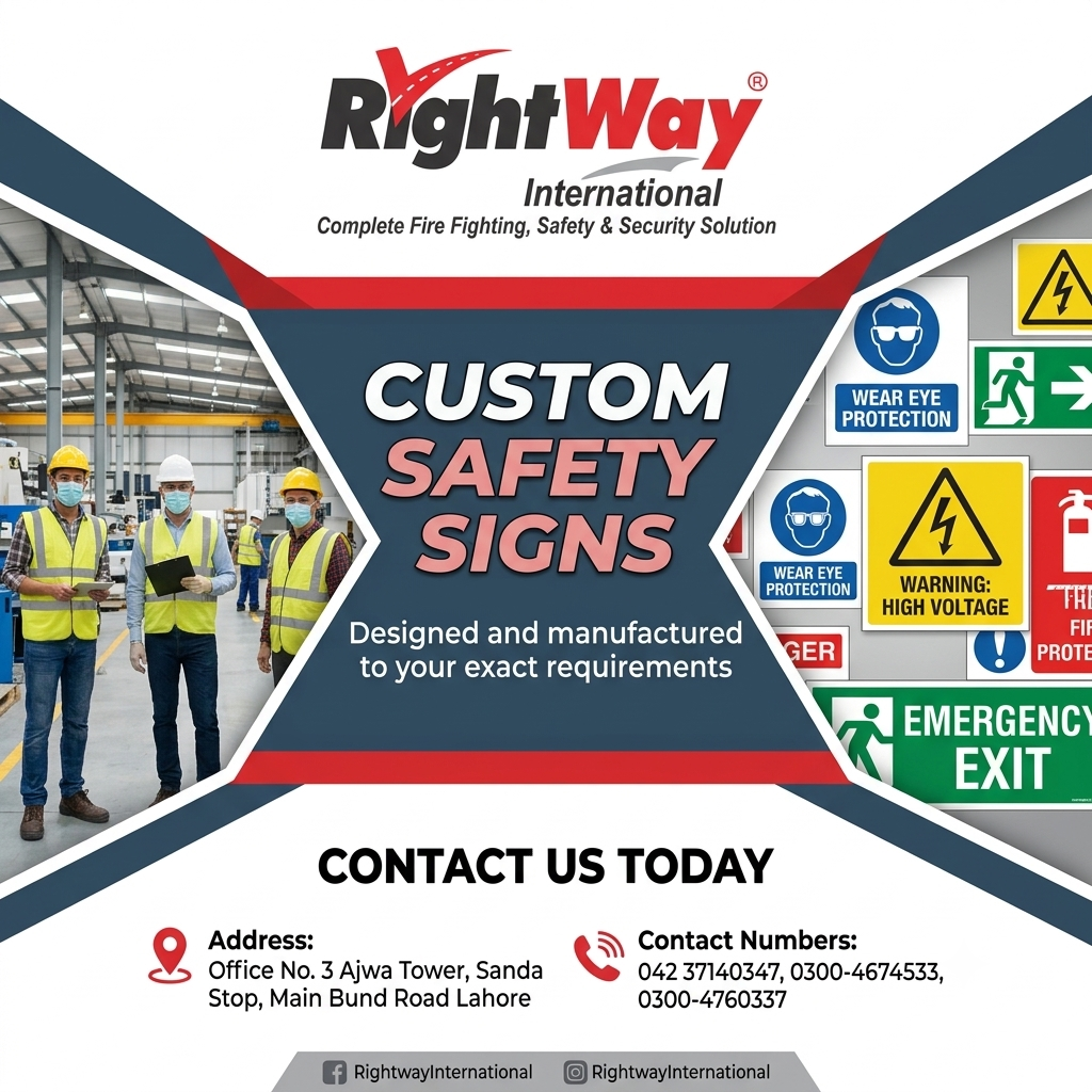 Custom Safety Signs in Pakistan