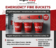 Emergency Fire Bucket