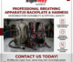 Breathing Apparatus Backplate and Harness