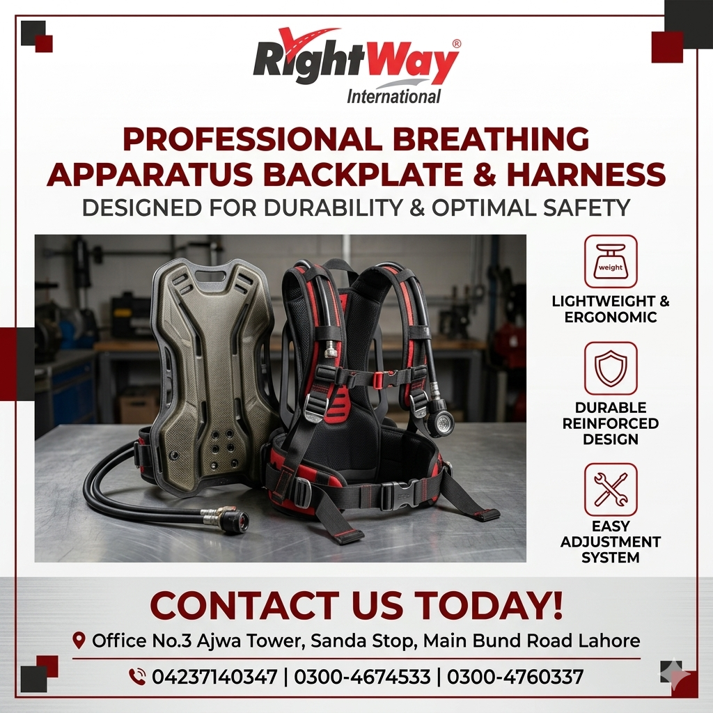 Breathing Apparatus Backplate and Harness
