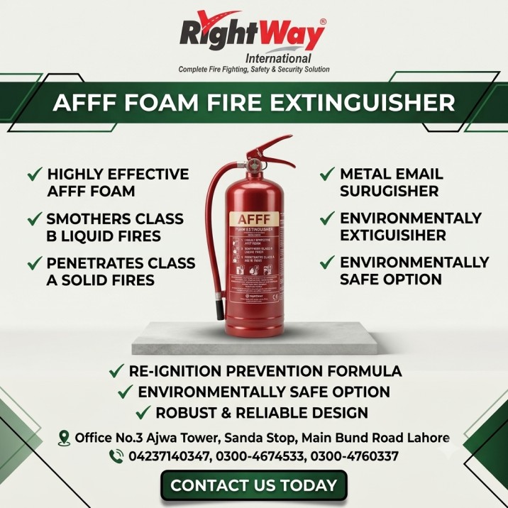AFFF Foam Fire Extinguisher in Pakistan
