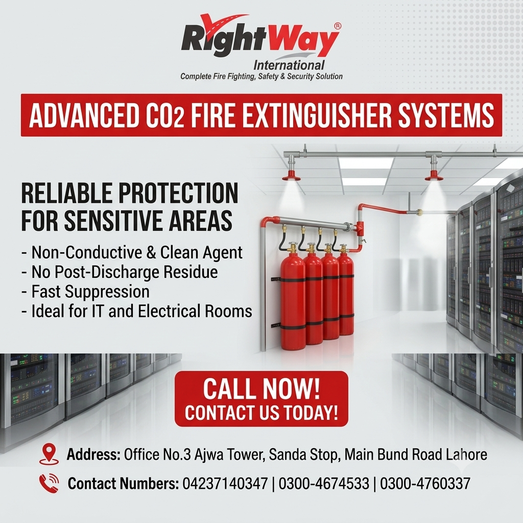 CO₂ Fire Extinguisher System in Pakistan