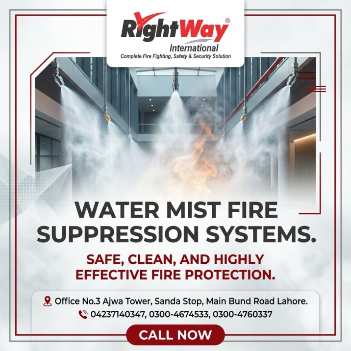 Water Mist Fire Suppression System in Pakistan