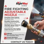 Fire Fighting Adjustable Nozzle