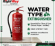 Water Type Fire Extinguisher in Pakistan