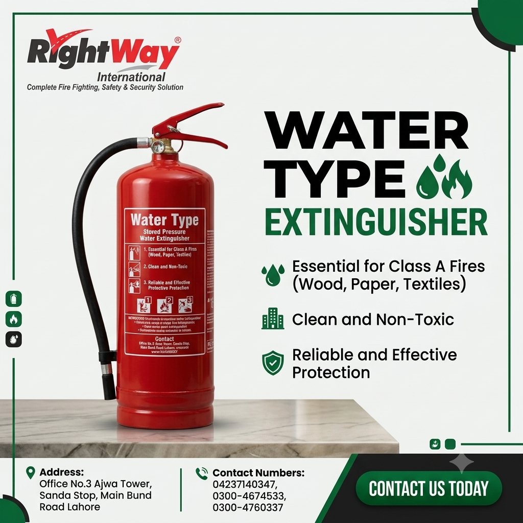 Water Type Fire Extinguisher in Pakistan