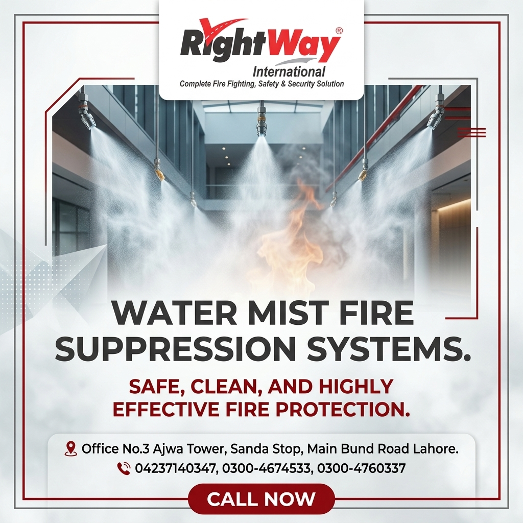 Water Mist Fire Suppression System in Pakistan