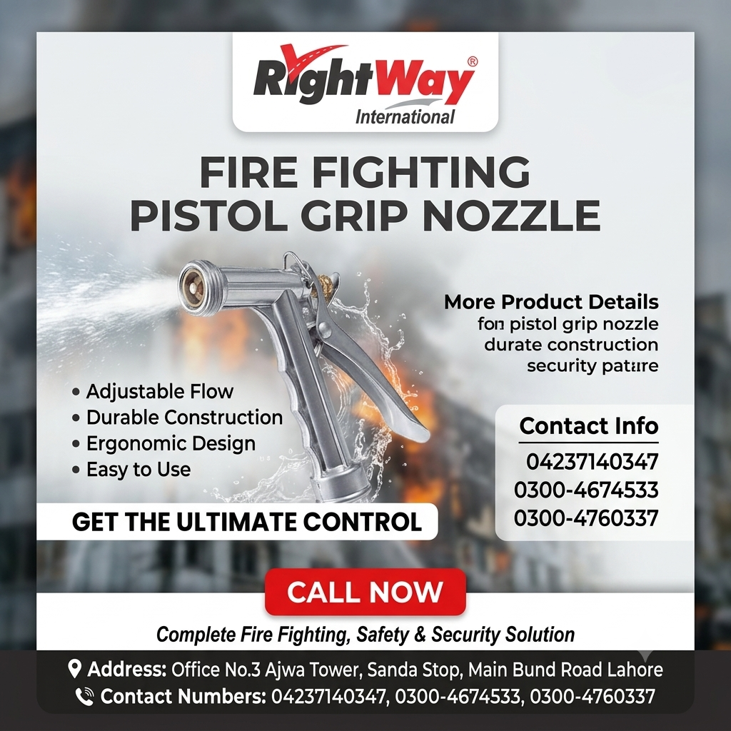Fire Fighting Pistol Grip Nozzle in Pakistan