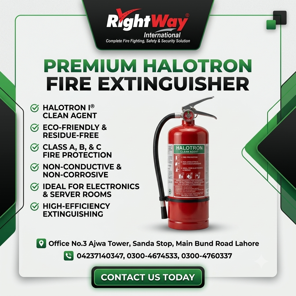 Halotron Fire Extinguisher in Pakistan