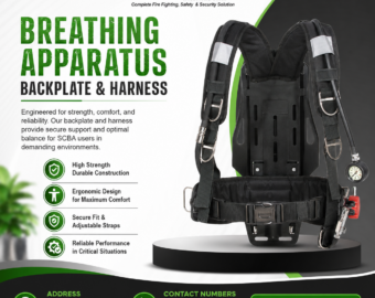 Breathing Apparatus Backplate and Harness