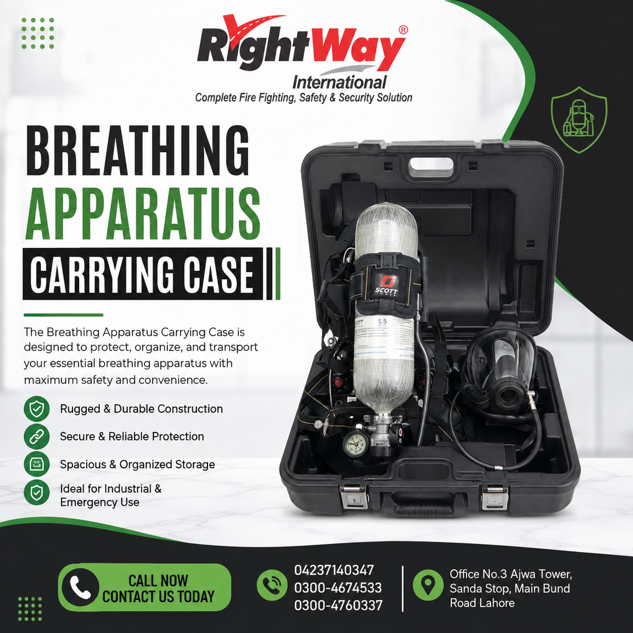 Breathing Apparatus Carrying Case