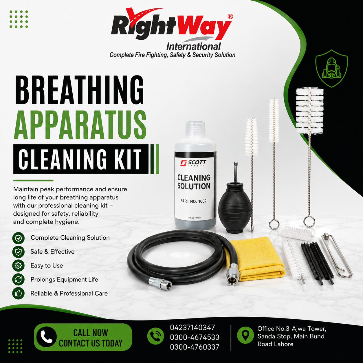 Breathing Apparatus Cleaning Kit