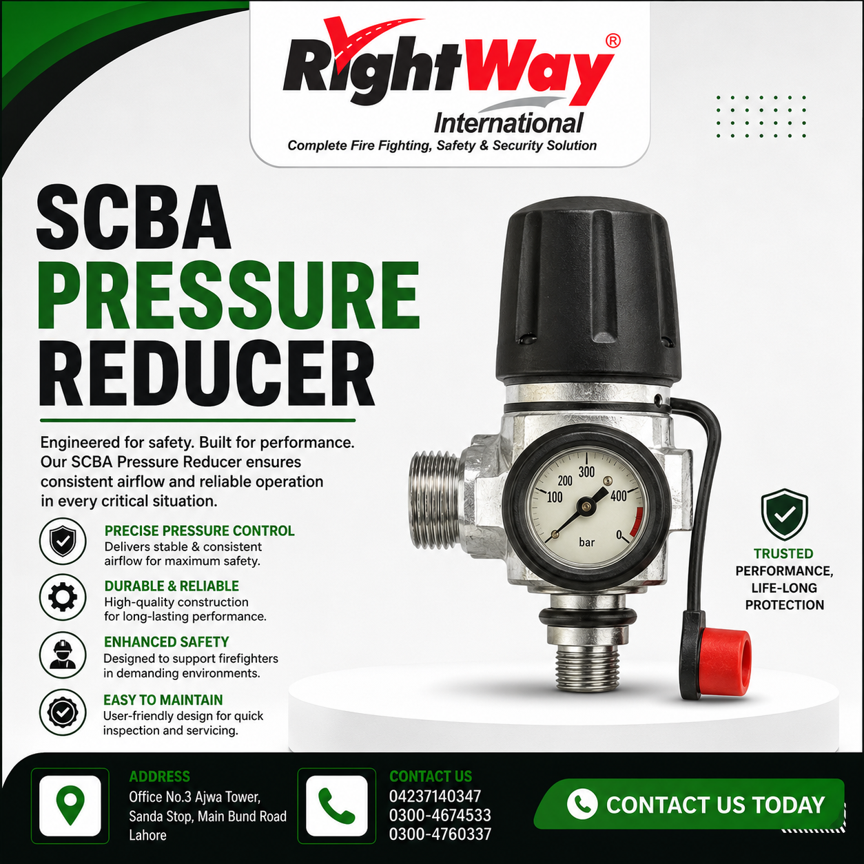 SCBA Pressure Reducer in Pakistan
