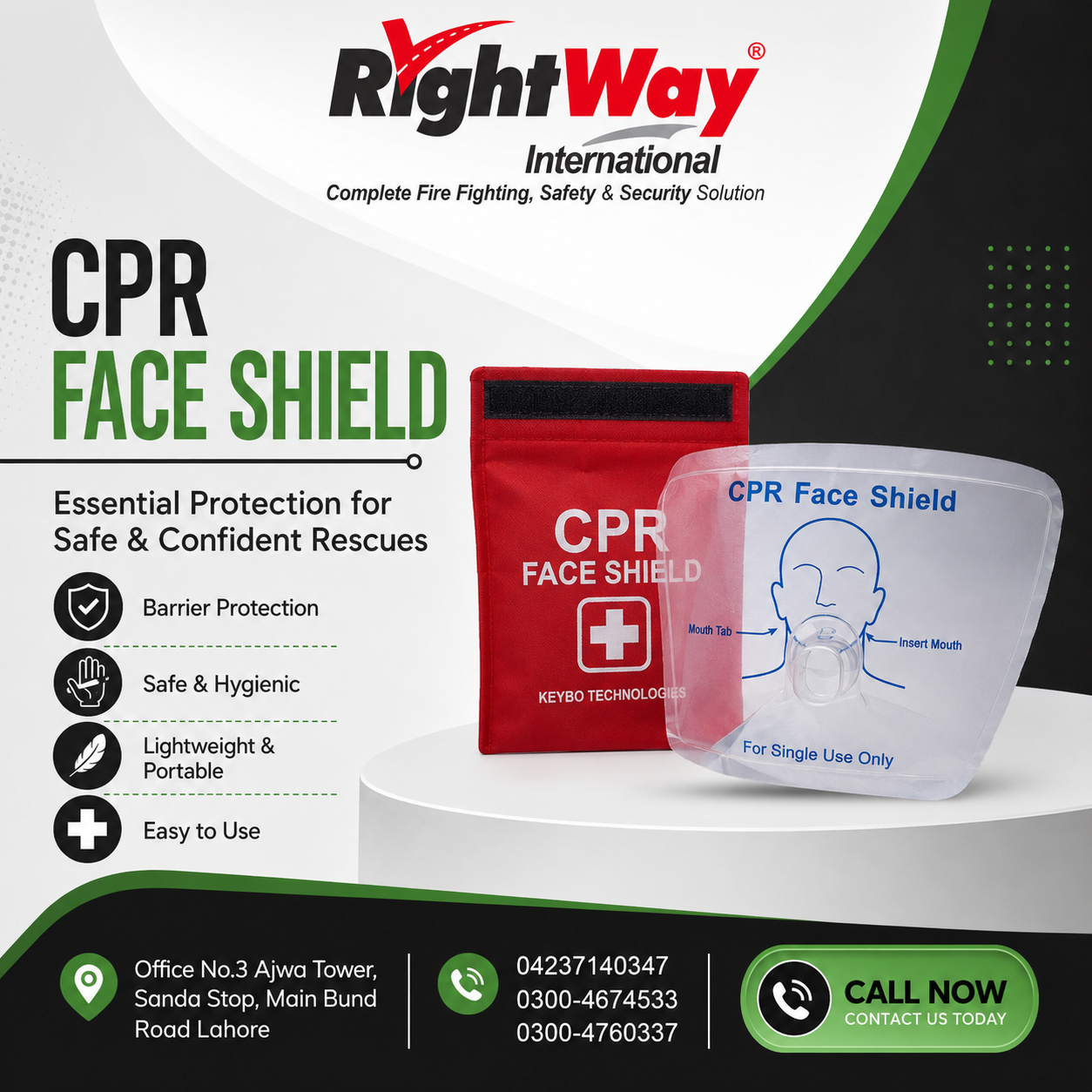 CPR Face Shield in Pakistan
