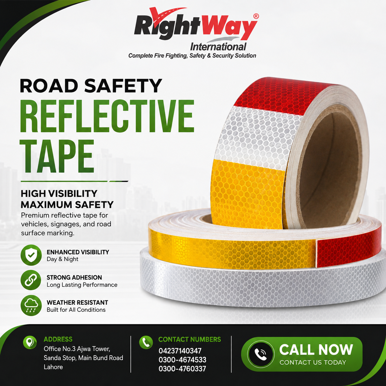 Road Safety Reflective Tape