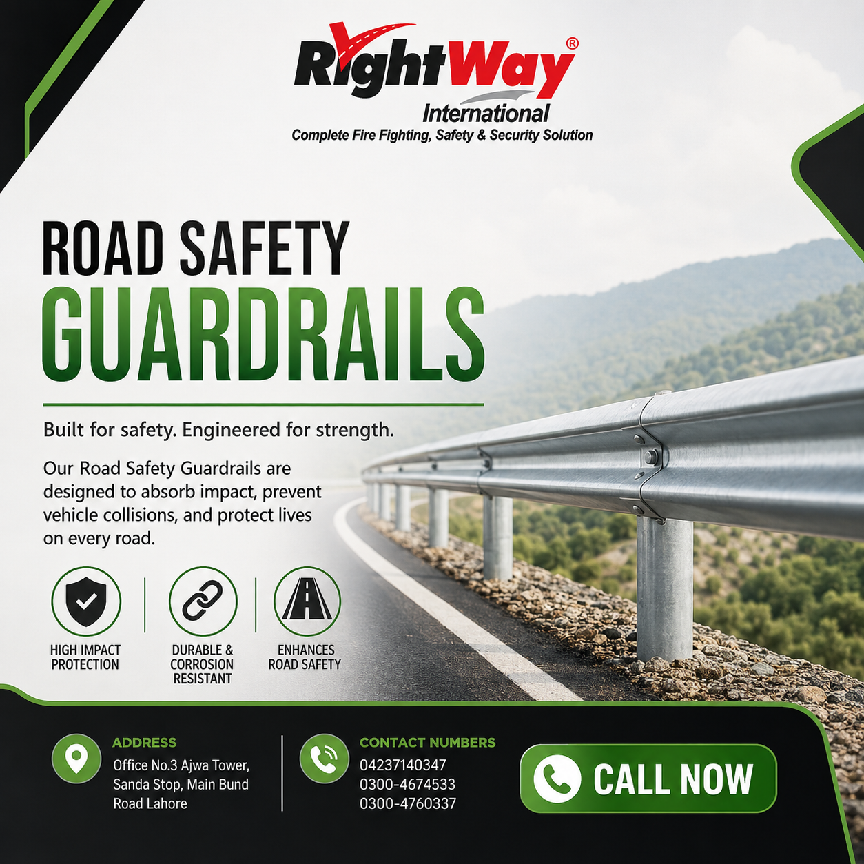 Road Safety Guardrails Types Uses Benefits & Buying Guide