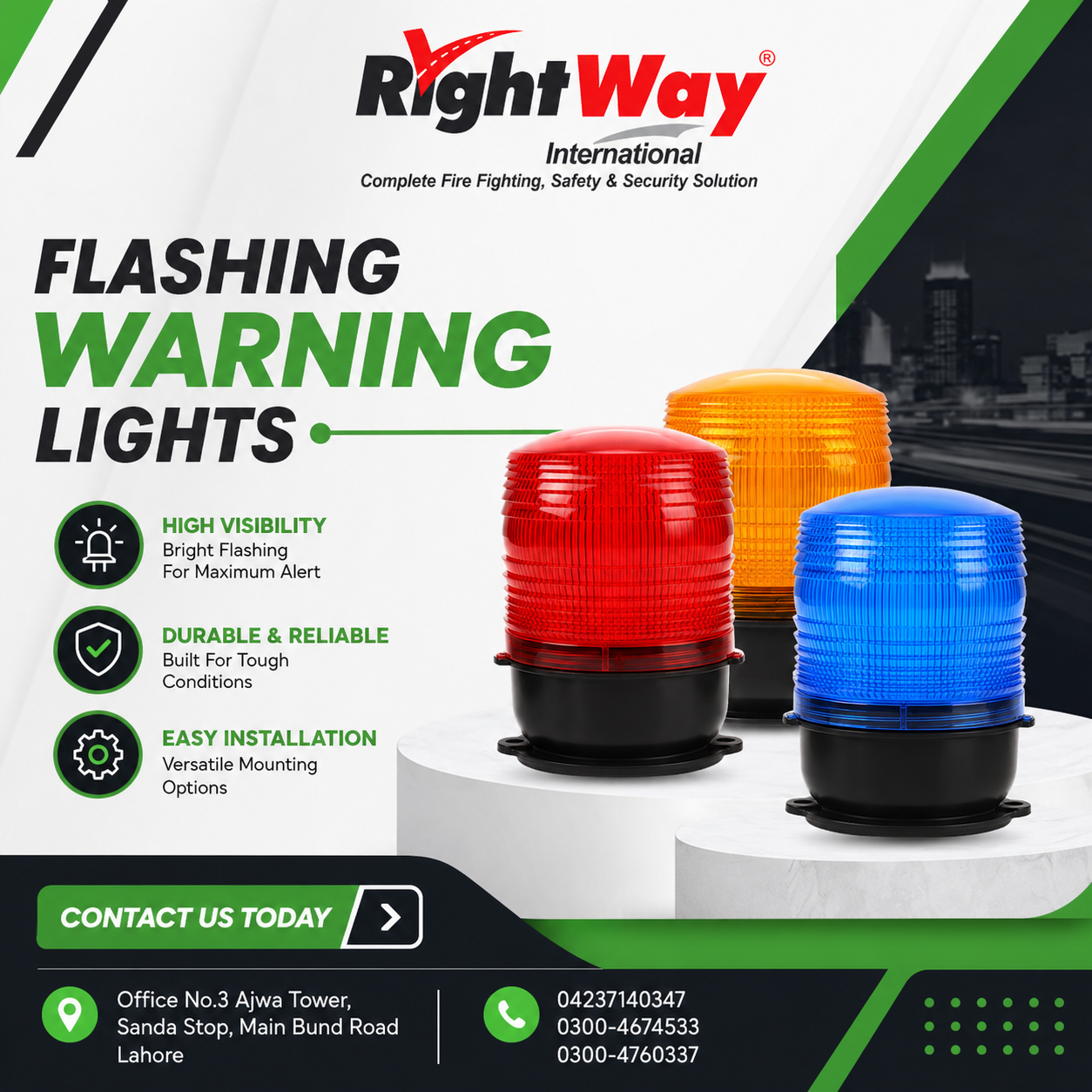 Flashing Warning Lights: Types Uses Benefits & Buying Guide
