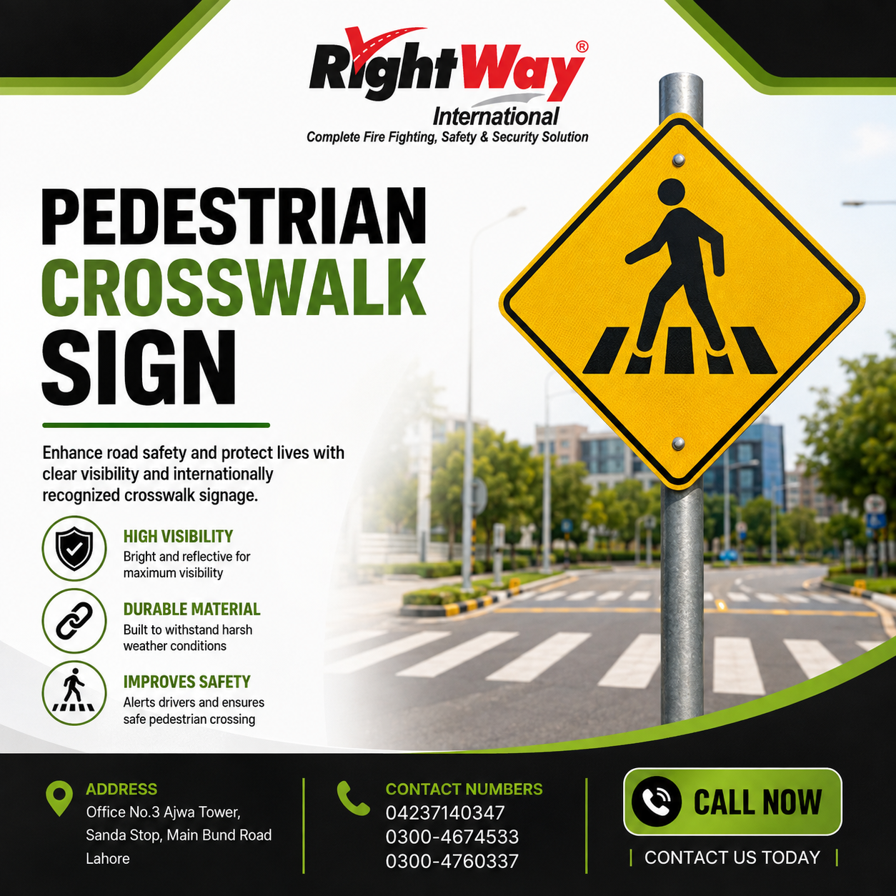 Pedestrian Crosswalk Sign: Types Uses Benefits & Buying Guide