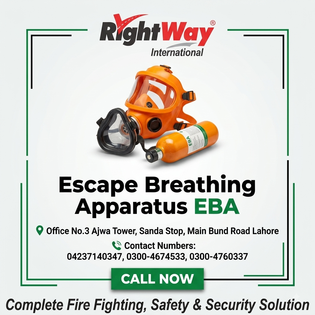 Escape Breathing Apparatus (EBA) in Pakistan