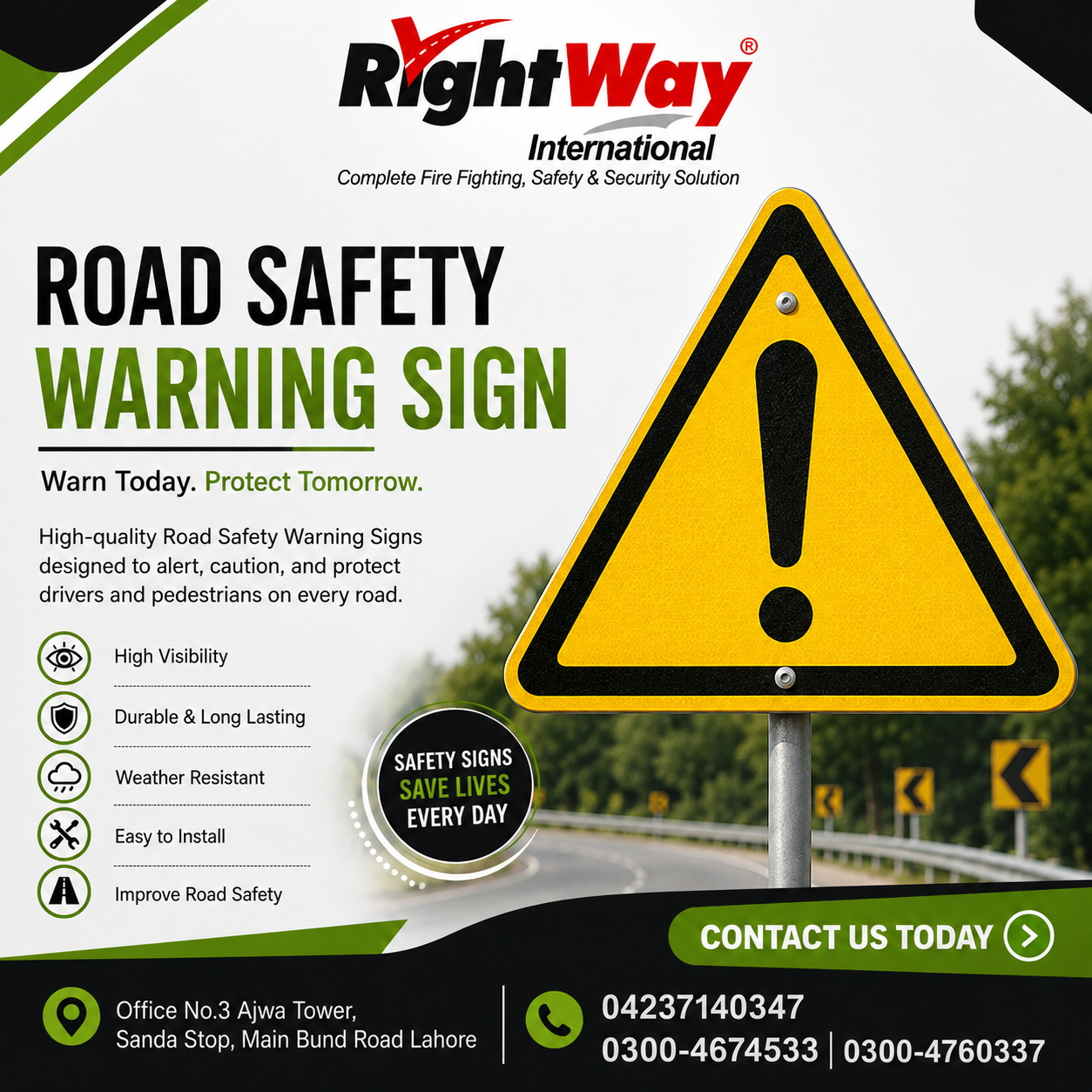 Road Safety Warning Sign: Types Uses Benefits & Buying Guide