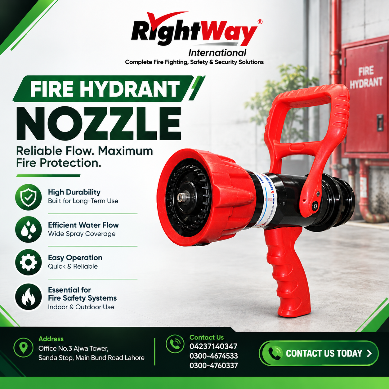 Fire Hydrant Nozzle: Types Uses Benefits & Buying Guide