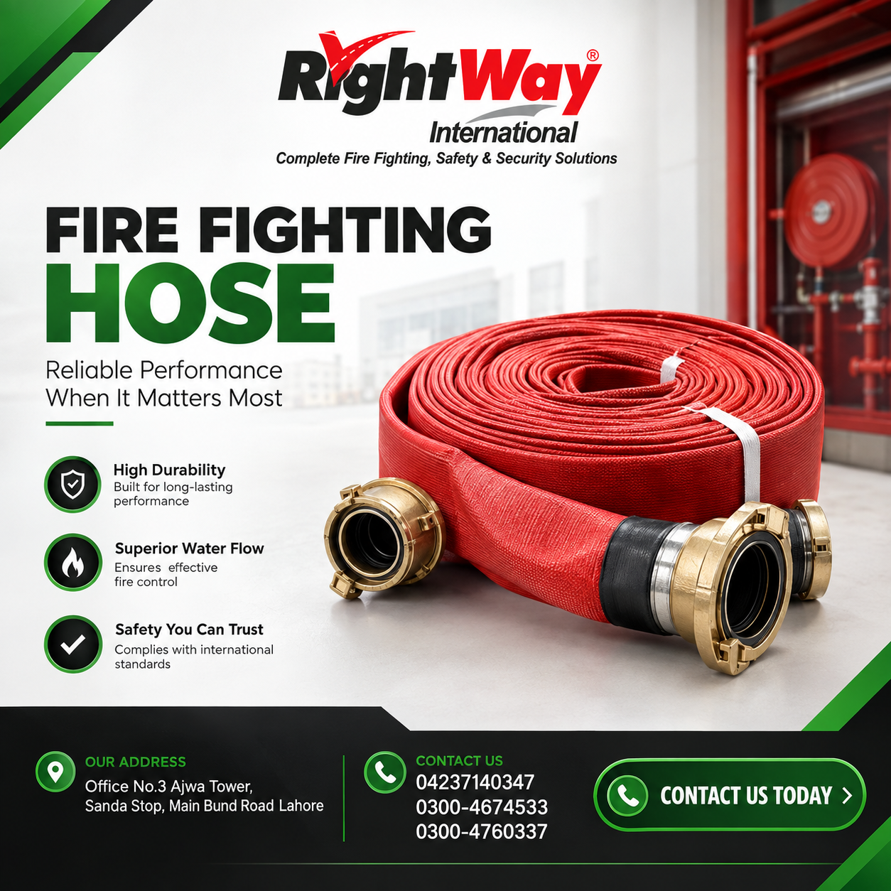 Fire Fighting Hose: Types Uses Benefits & Buying Guide
