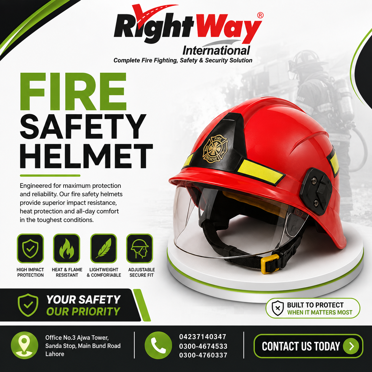 Fire Safety Helmet: Types Uses Benefits & Buying Guide