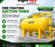 Fire Fighting Suction Tank: Types Uses Benefits & Buying Guide