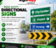 Road Safety Directional Signs: Types Uses Benefits & Buying Guide