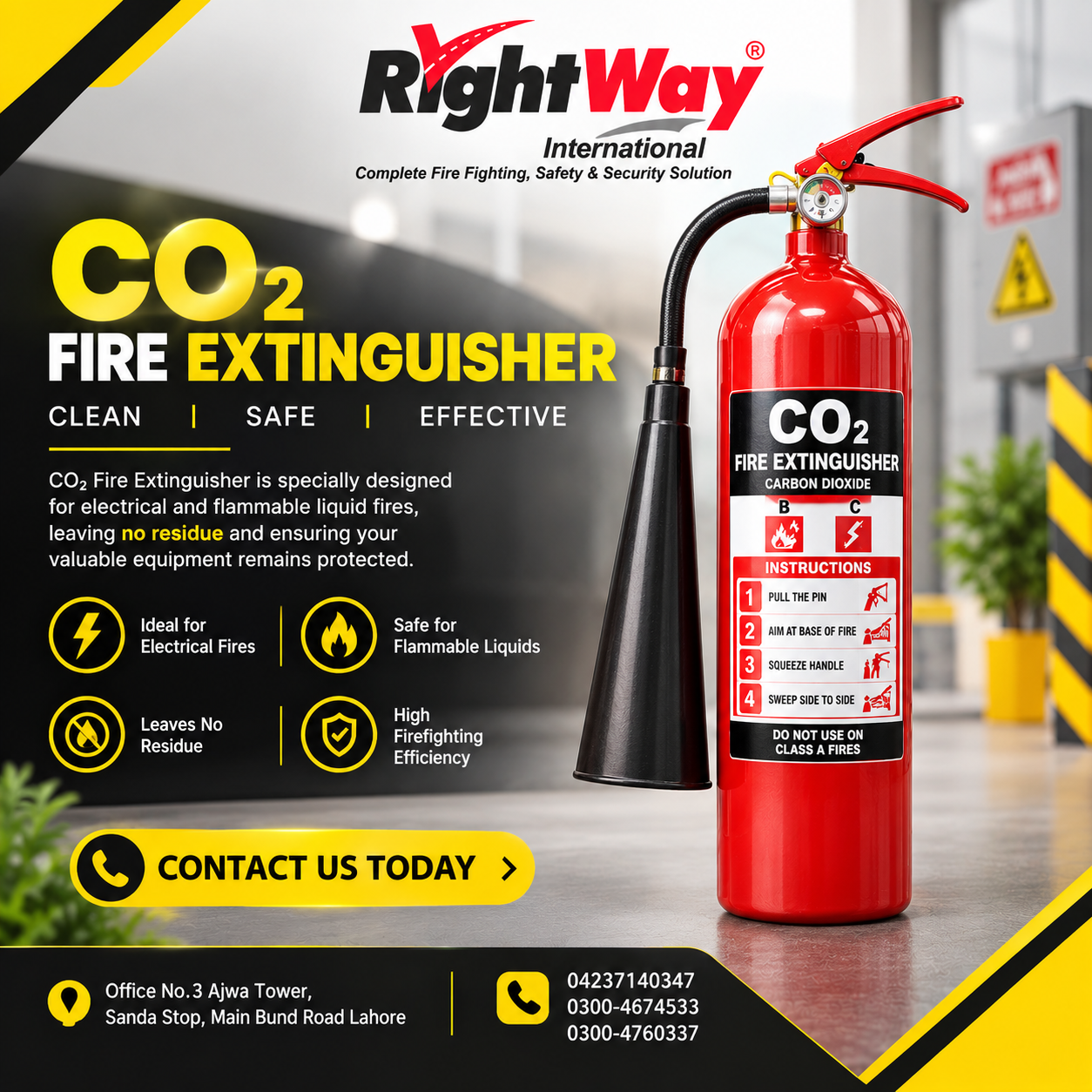 Importance of CO₂ Fire Extinguisher