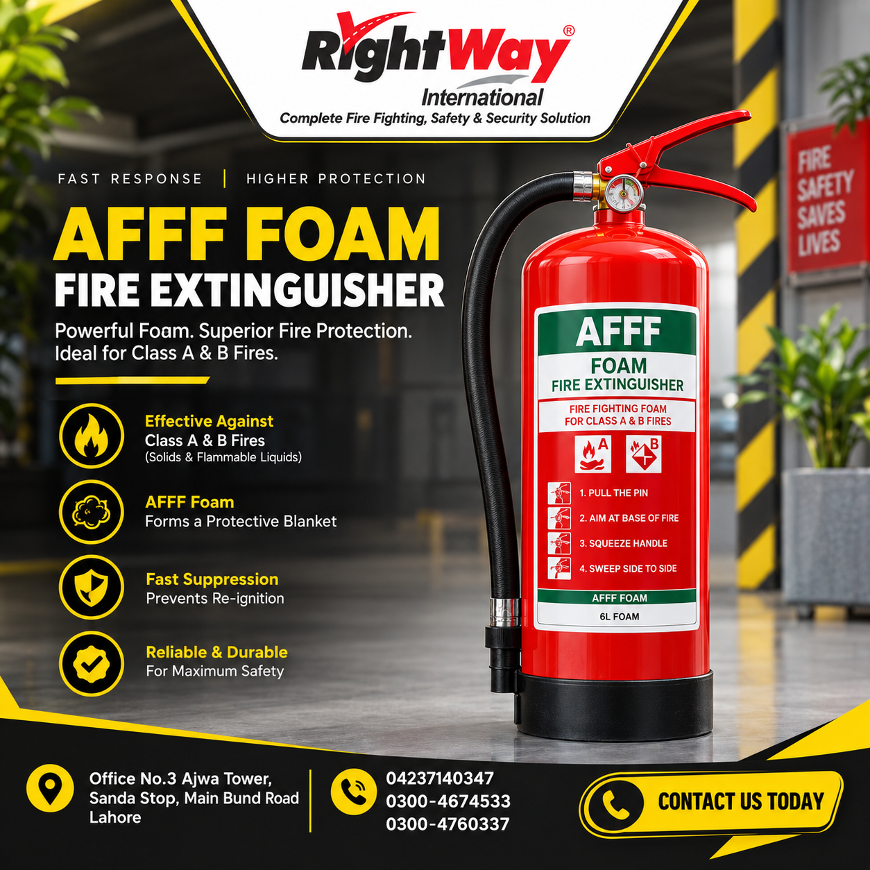 Importance Of AFFF Foam Fire Extinguisher