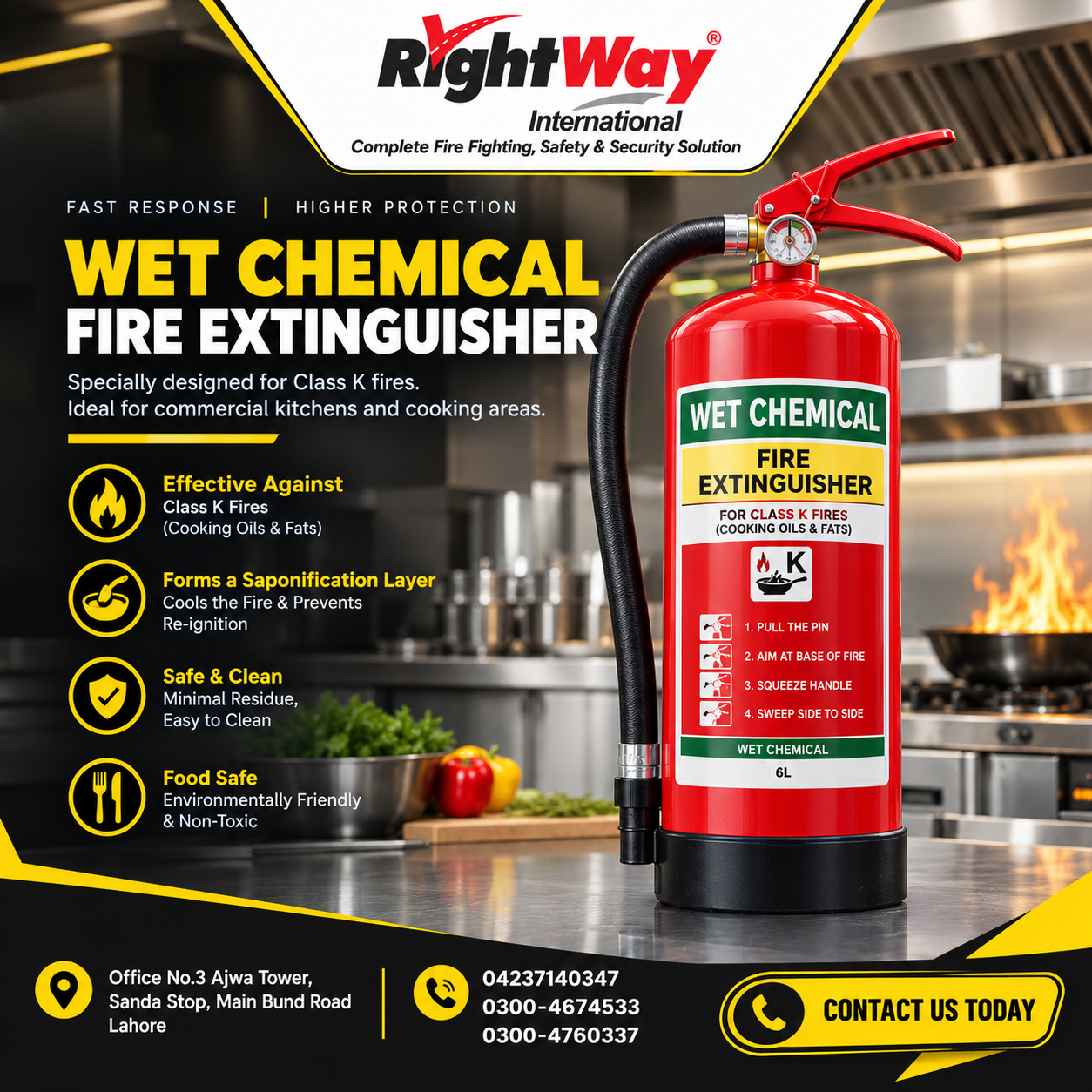 Importance Of Wet Chemical Fire Extinguisher