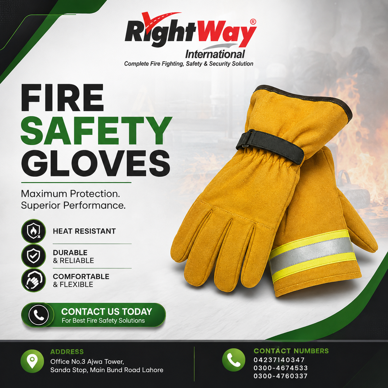 Fire Fighting Gloves: Types Uses Benefits & Buying Guide
